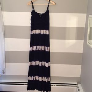 Navy & White INC Maxi Dress
